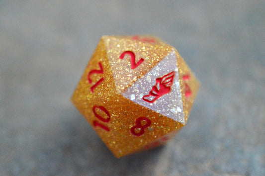 GM's Inspiration, 30mm D20-Resin Tabletop RPG Dice