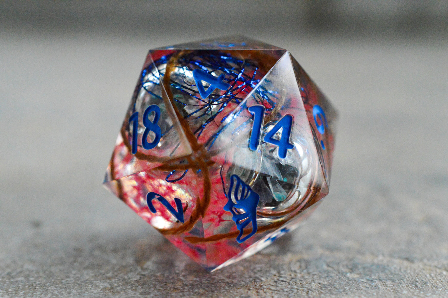 Humble Past, 40mm D20-Resin Tabletop RPG Dice