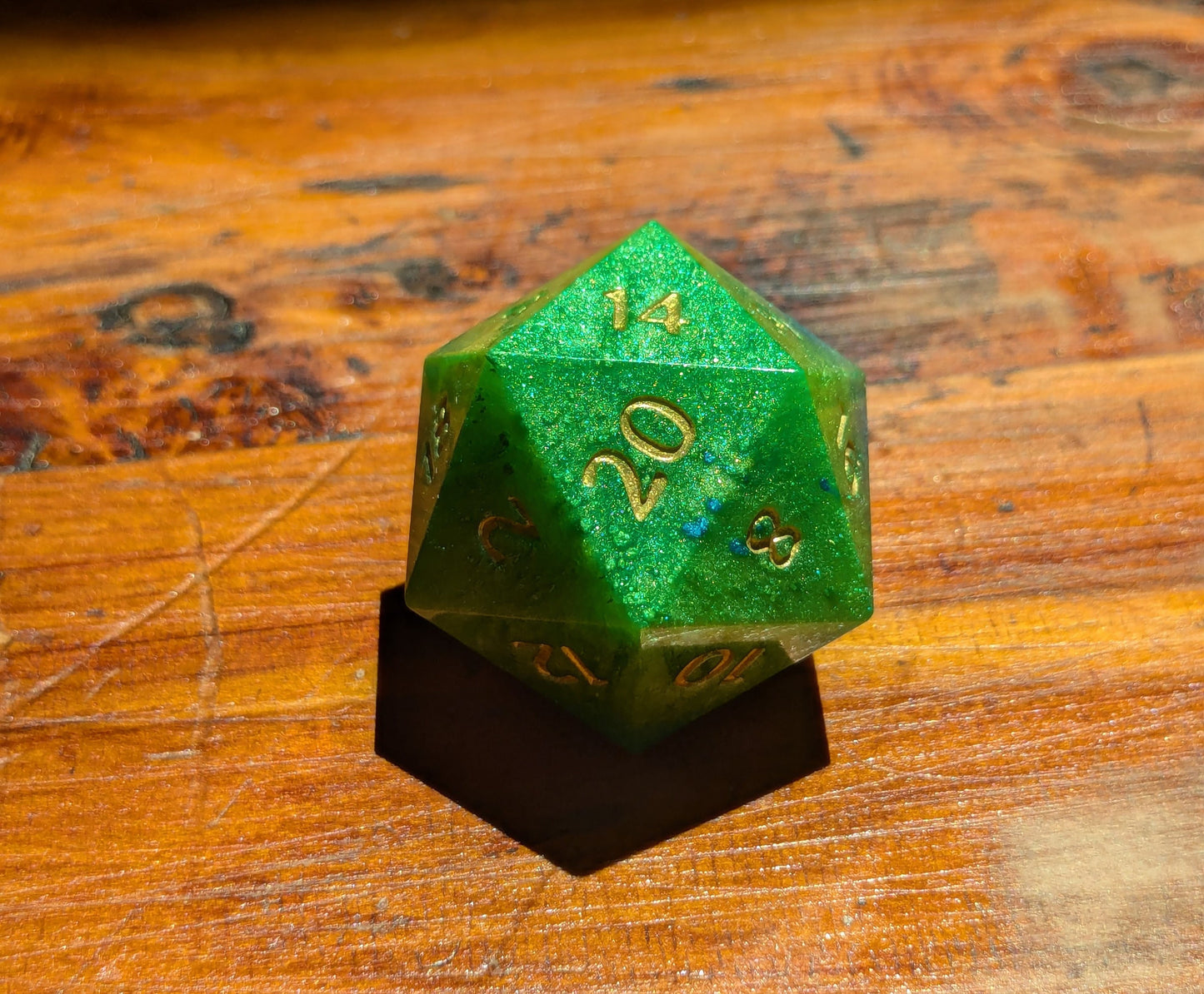 Precious Earth, 30mm D20-Resin Tabletop RPG Dice