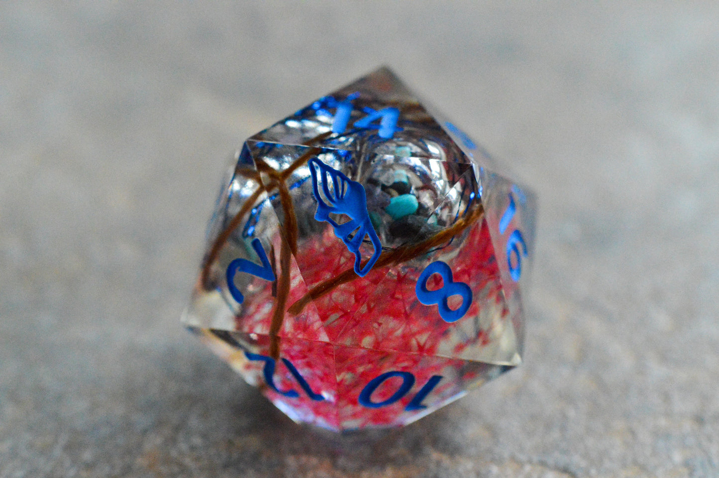 Humble Past, 40mm D20-Resin Tabletop RPG Dice