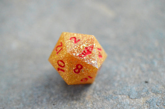 GM's Inspiration, 30mm D20-Resin Tabletop RPG Dice